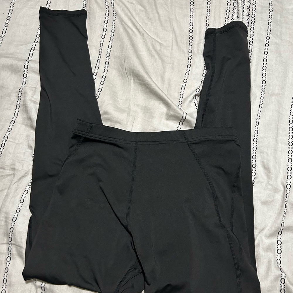 Black Thermal Tight Pants